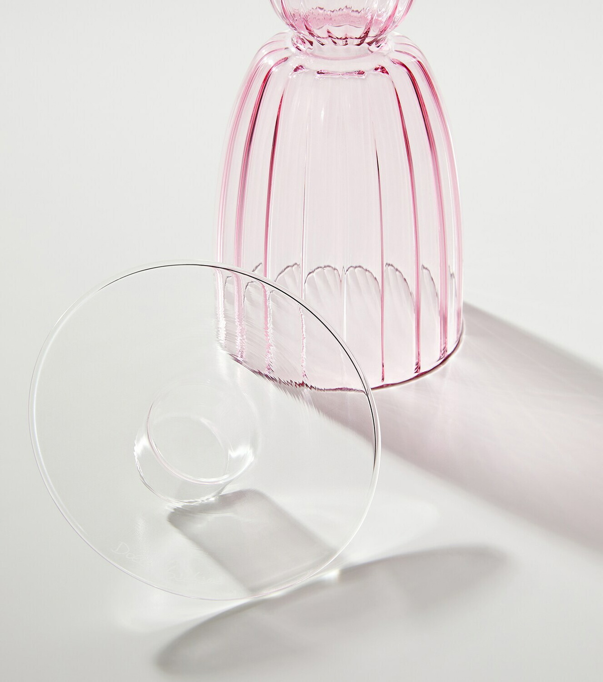 Dolce&Gabbana Casa Large glass candleholder