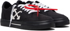 Off-White Black Vulcanized Low Sneakers