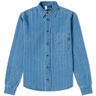 Bleu de Paname One Pocket Denim Shirt