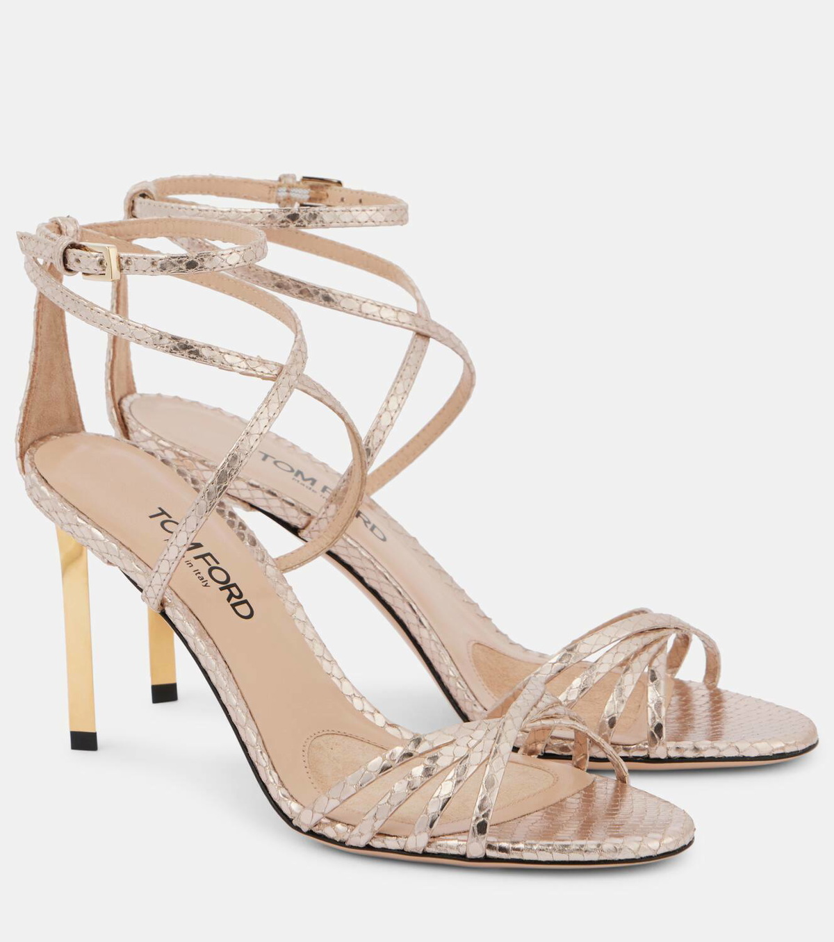 サンダル・ミュール Tom Ford Open-Toe Sandals With Ankle Strap 0400020928178_BURNTBROWN?wid=
