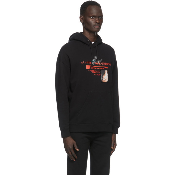 Givenchy Black Studio Homme Hoodie Givenchy