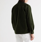 Bellerose - Goney Camp-Collar Cotton-Corduroy Overshirt - Green