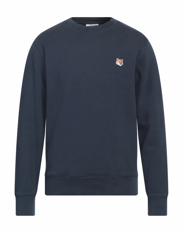 Photo: Maison Kitsuné Mens Sweatshirt Slate in Blue