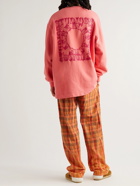 Acne Studios - Logo-Embroidered Organic Cotton-Jersey Sweatshirt - Pink