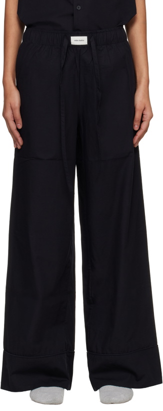 Photo: Entire Studios Black Pajama Lounge Pants
