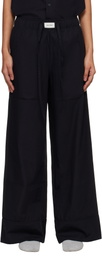 Entire Studios Black Pajama Lounge Pants