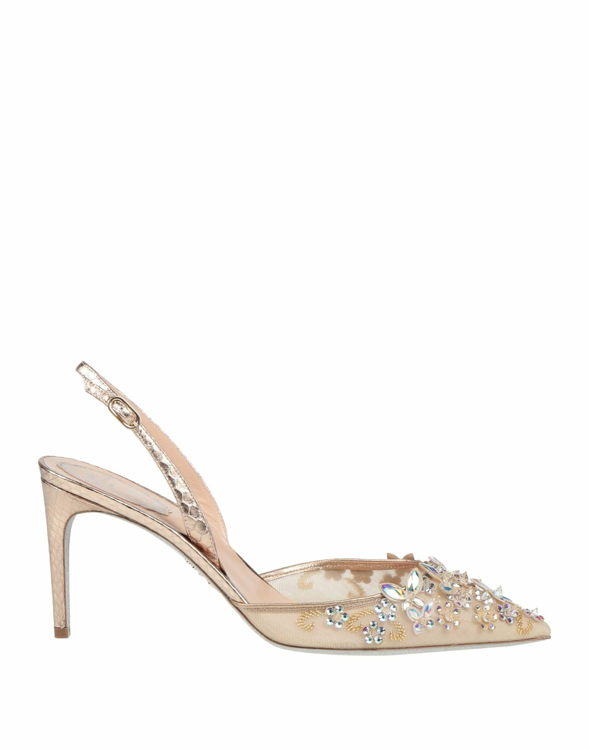 Rene' Caovilla Womens Pumps in Beige