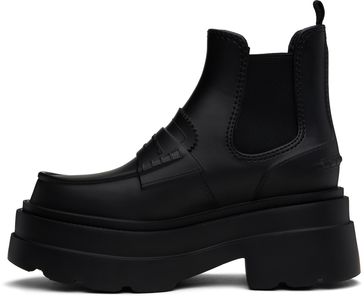 Alexander Wang Black Carter 75mm Ankle Platform Rain Boots