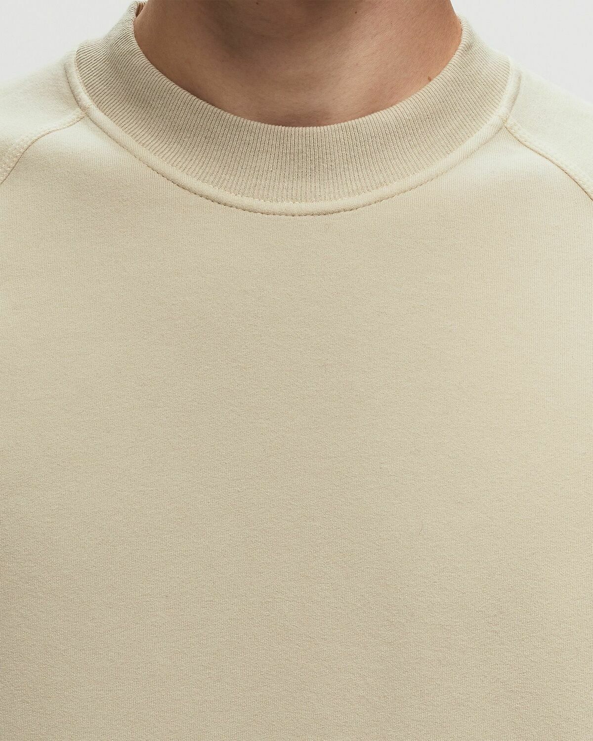 Stone Island Ghost Stretch Organic Cotton Fleece Sweatshirt Beige