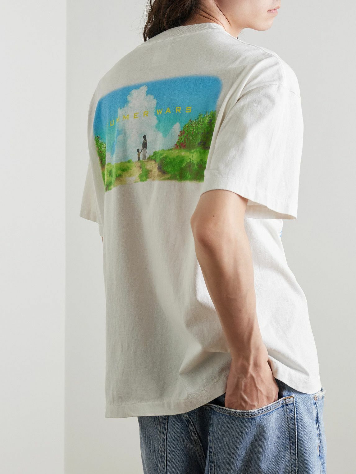 SAINT Mxxxxxx - Summer Wars GEEKS RULE Printed Cotton-Jersey SAINT Mxxxxxx - Summer Wars GEEKS RULE Printed Cotton-Jersey