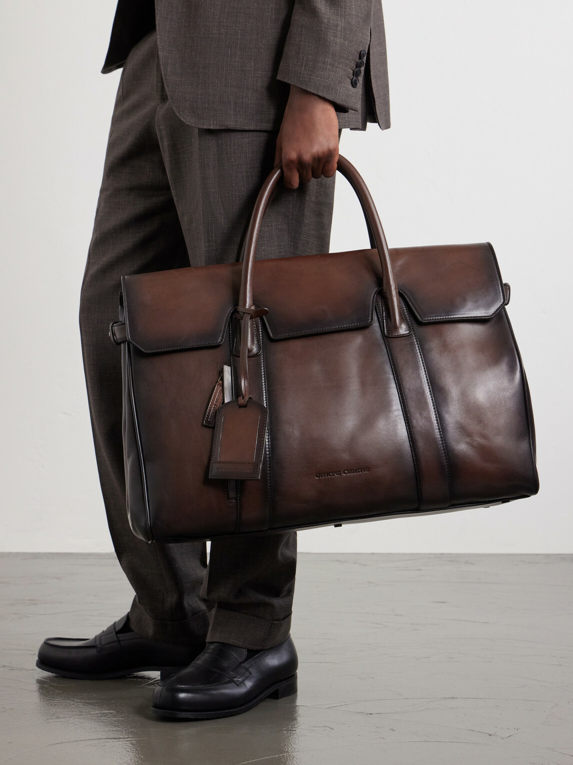 Officine Creative - Bostonian 001 Leather Weekend Bag