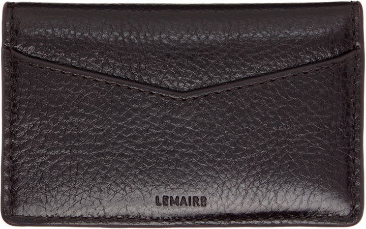 Photo: LEMAIRE Brown Gear Pocket Organizer Card Holder