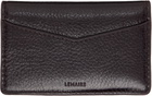 LEMAIRE Brown Gear Pocket Organizer Card Holder