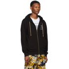 Versace Jeans Couture Black Curb Chain Hoodie