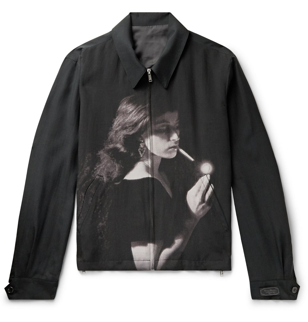 Undercover - Cindy Sherman Printed Tencel Jacket - Black Undercover