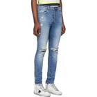 Ksubi Blue Nostalgia Trashed Chitch Jeans