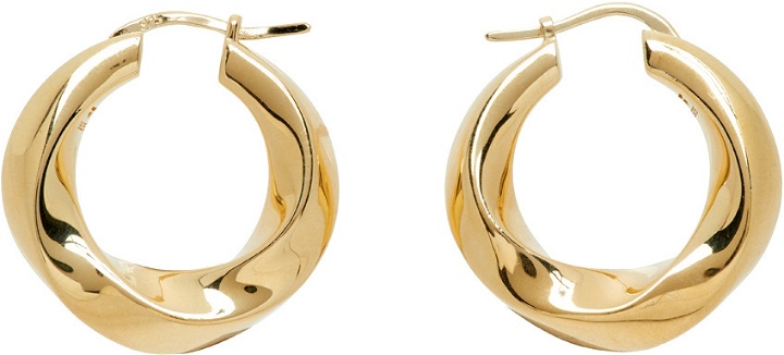 Photo: Tom Wood Gold Infinity Hoop Earrings