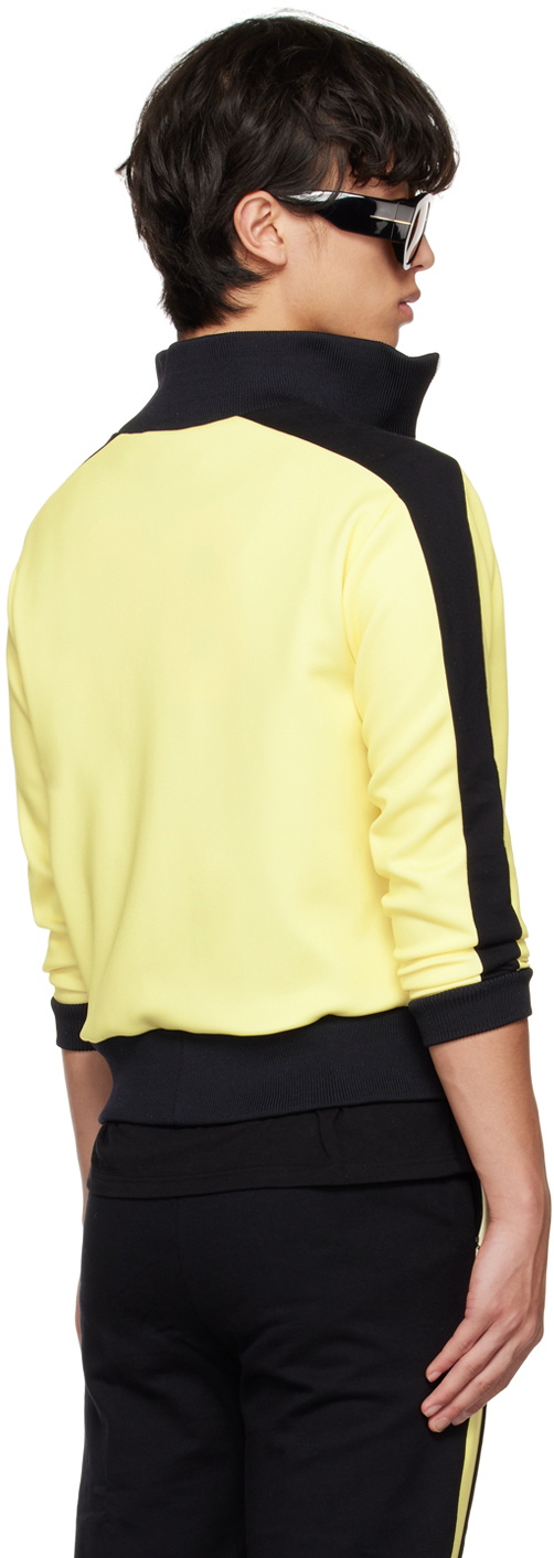Alled-Martinez Black & Yellow Paneled Track Jacket