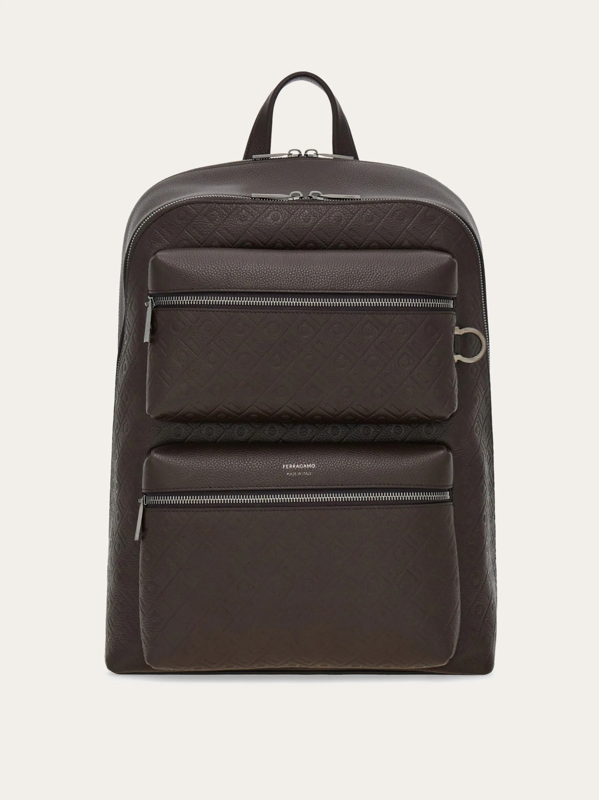 Ferragamo Mens Ferragamo Monogram backpack in Brown