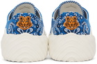 Kenzo Blue Tiger Crest Sneakers