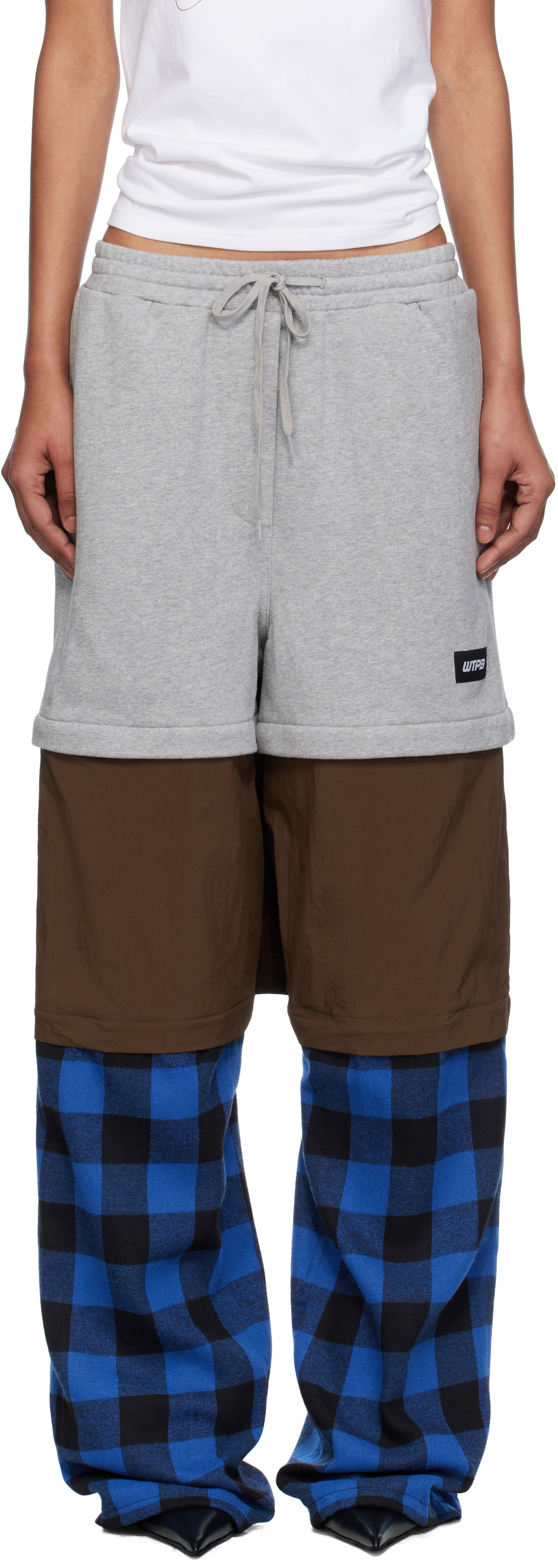 Pushbutton Multicolor Three Way Detachable Lounge Pants