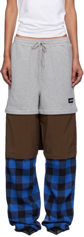 Photo: Pushbutton Multicolor Three Way Detachable Lounge Pants