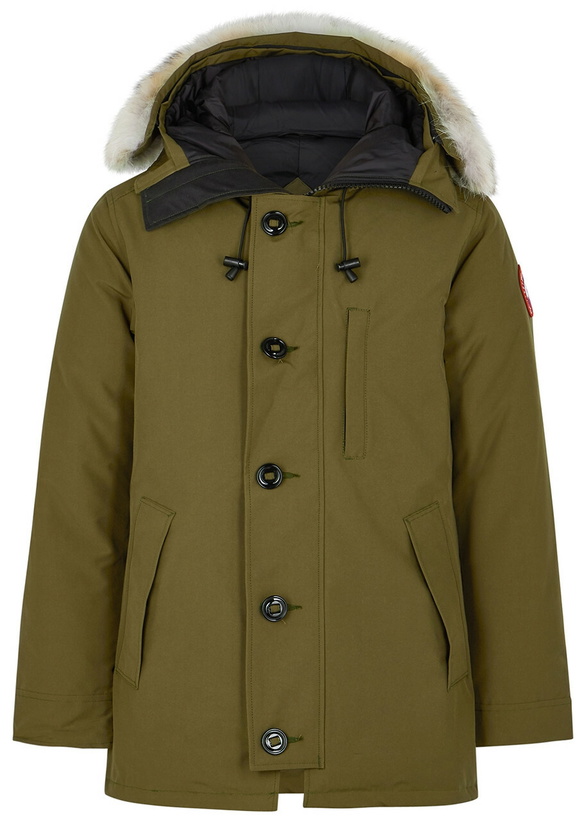 Photo: Canada Goose Chateau Fusion Fit Army Green Arctic-Tech Parka Khaki