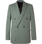 Stella McCartney - Double-Breasted Wool Suit Jacket - Blue