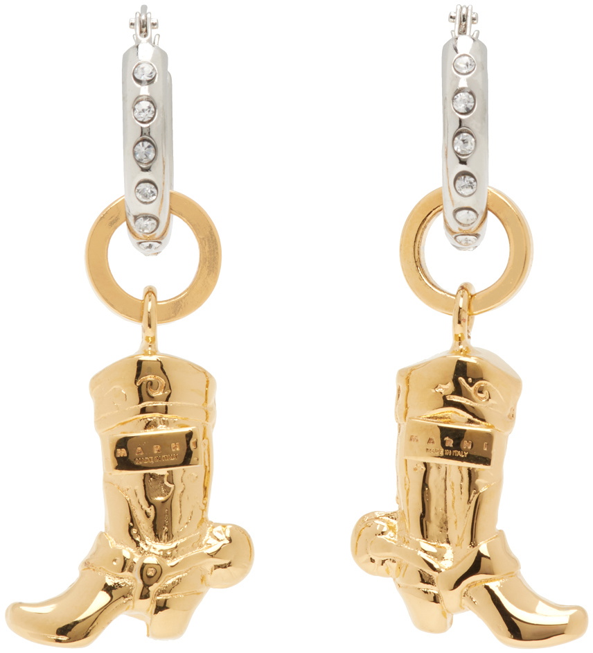 Marni Gold Charm Earrings Marni
