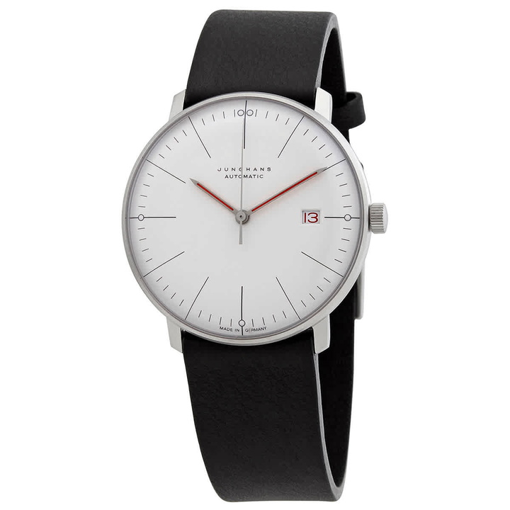 Photo: Junghans Max Bill Automatic Bauhaus White Dial Mens Watch 027/4009.02