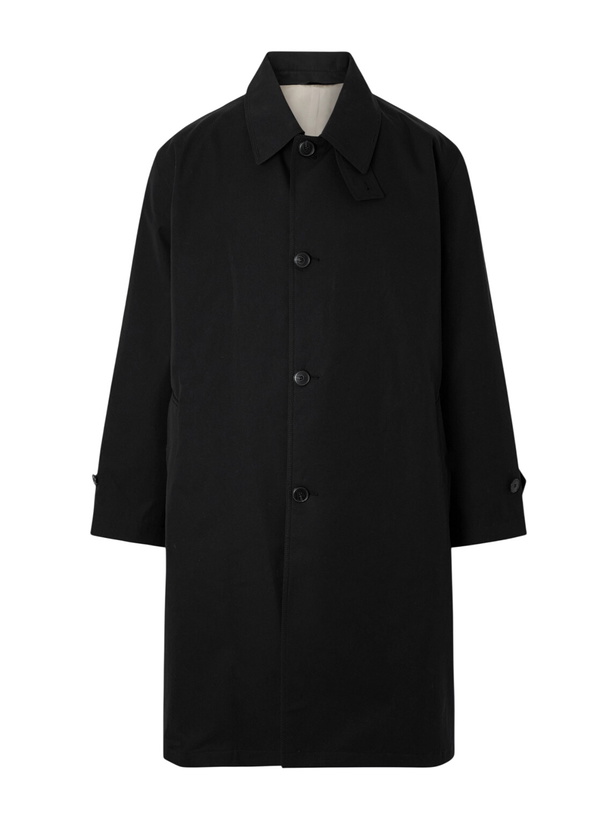 Photo: mfpen - Client Cotton-Gabardine Coat - Black