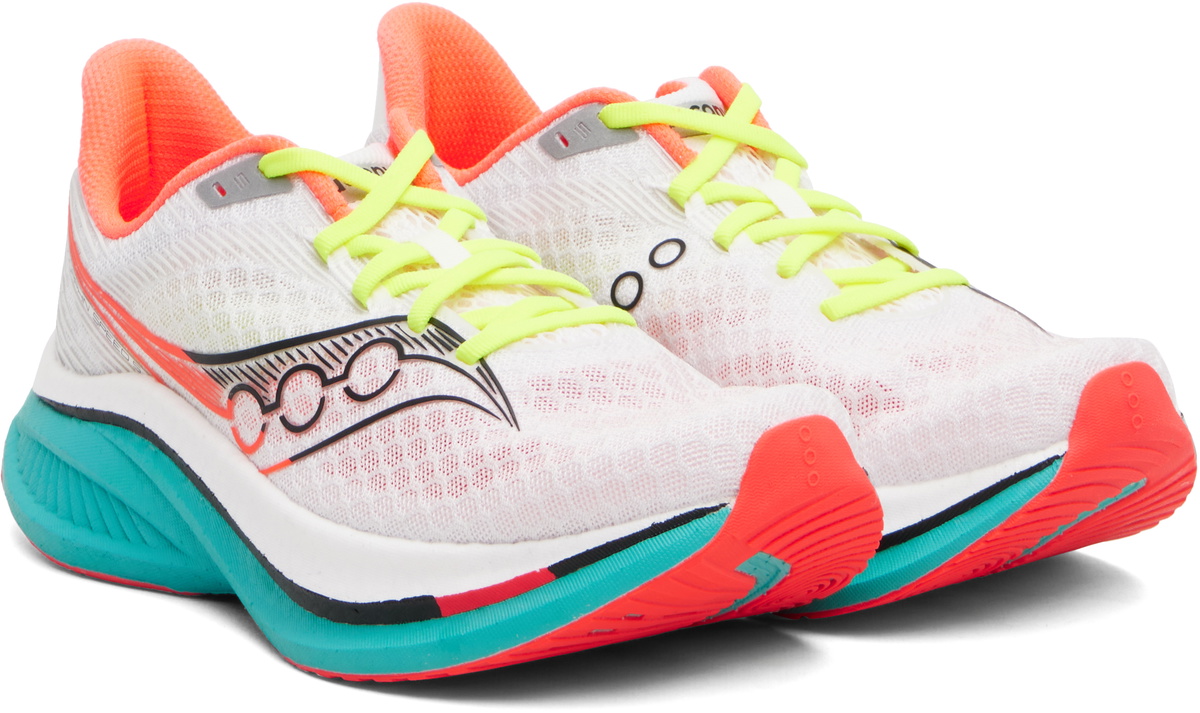 Saucony White Endorphin Speed 5 Sneakers