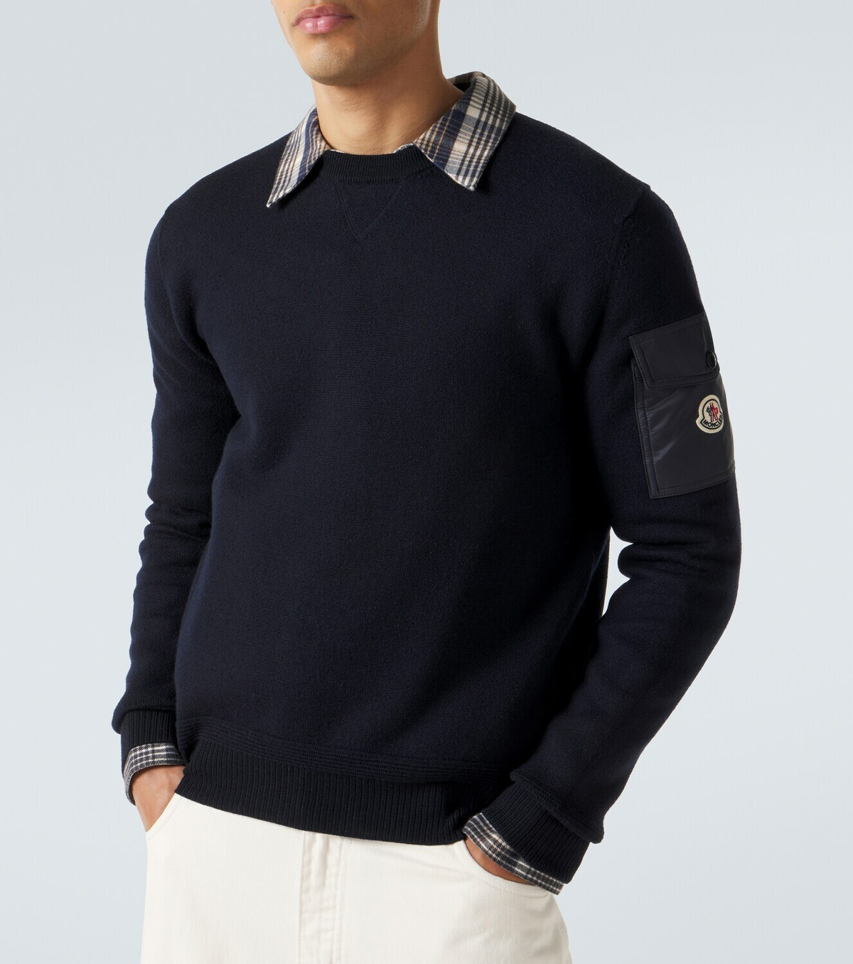 Moncler Logo virgin wool sweater