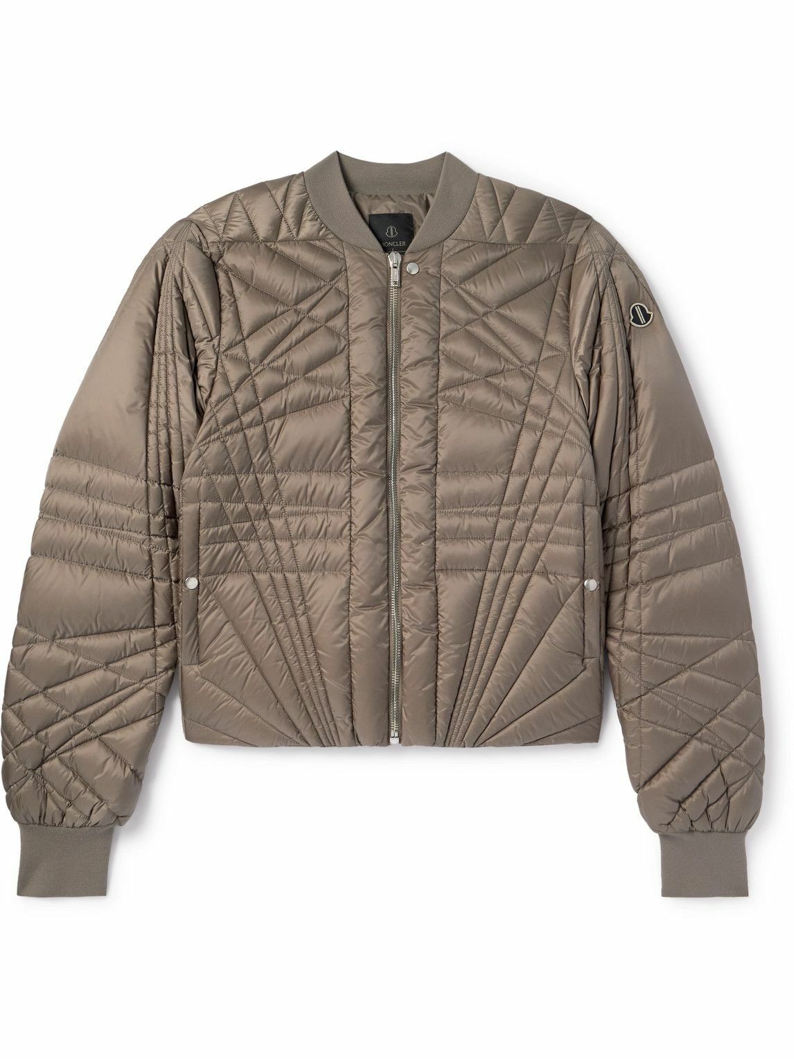 Rick Owens - Moncler Megapenta Logo-Appliquéd Quilted Shell Down