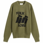 Heresy Men's Ray's Knit Sweater in Green