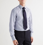 TOM FORD - Slim-Fit Striped Cotton Shirt - Blue