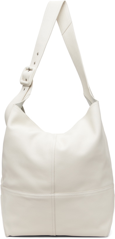 Photo: AMI Paris White Taurillon Leather Etienne Crossbody Bag