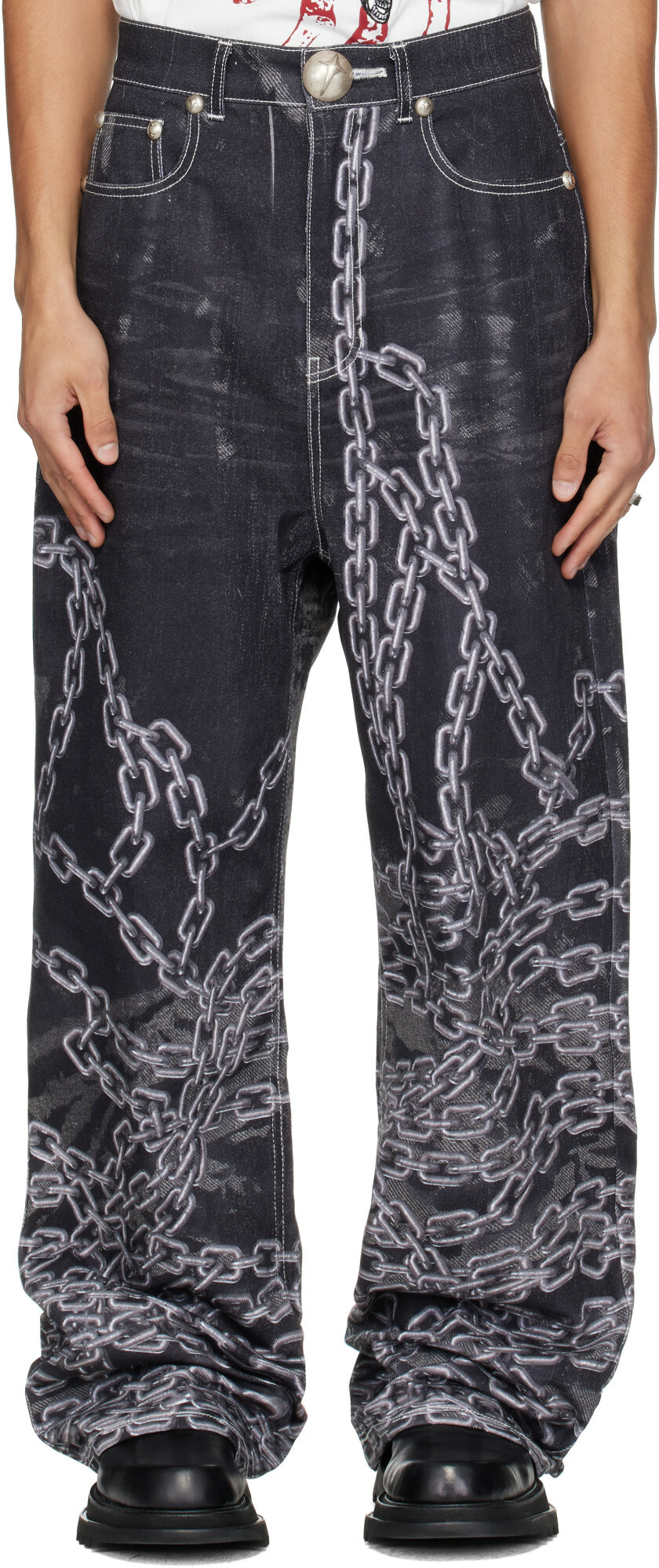 Thug Club Black TC Shackle Jeans