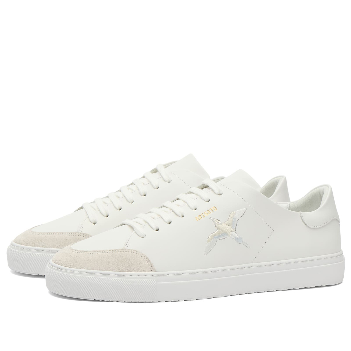 Axel Arigato Men's Clean 90 B Bird Sneaker in White/White
