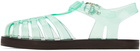 Ancient Greek Sandals Blue Homeria Jelly Sandals