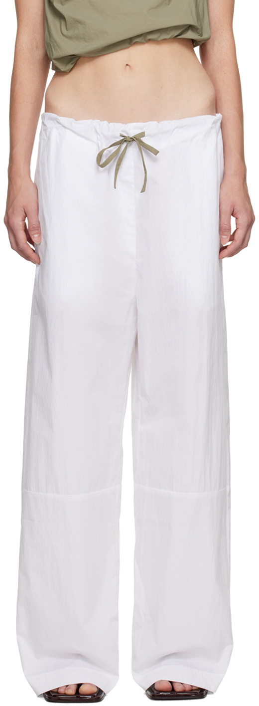Paris Georgia White Enzo Track Pants