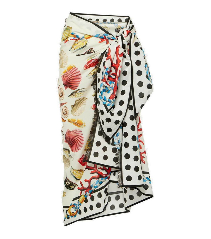 Photo: Dolce&Gabbana Capri printed cotton beach cover-up