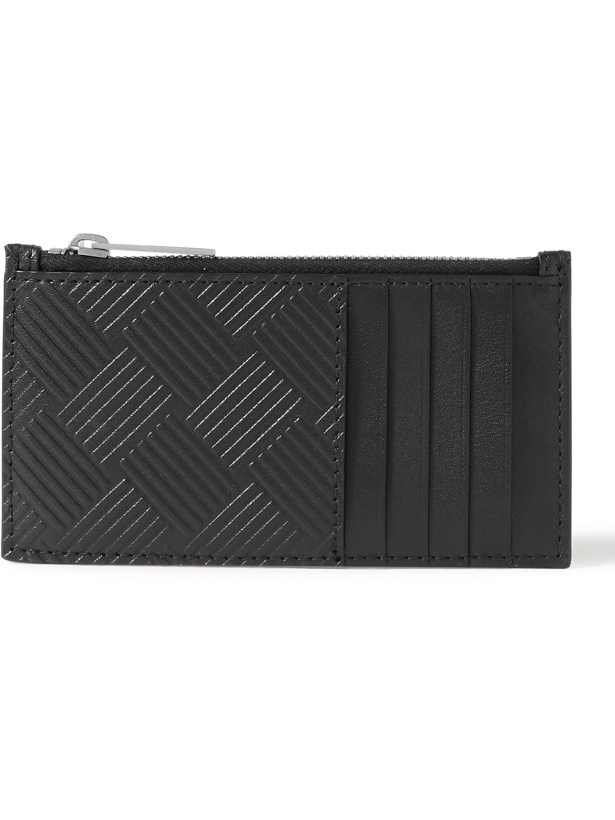 Photo: BOTTEGA VENETA - Intrecciato-Debossed Zipped Cardholder