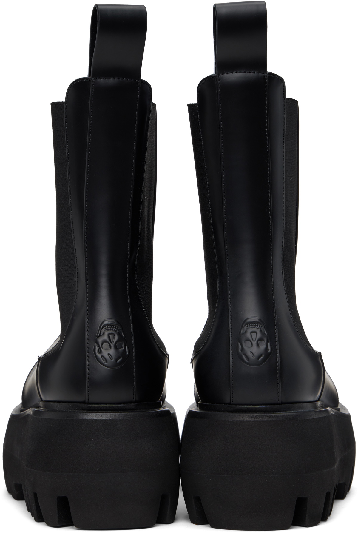 McQueen Black Sofa Chelsea Boots Alexander McQueen