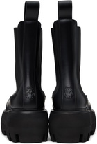 McQueen Black Sofa Chelsea Boots