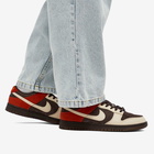 Nike Men's Dunk Low Sneakers in Velvet Brown/Sanddrift