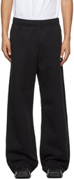 Martine Rose Black Logo Wide-Leg Lounge Pants