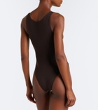 Alex Perry Gathered mesh bodysuit