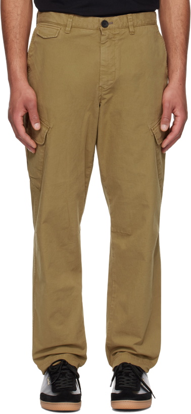 Photo: PS by Paul Smith Brown Broad Stripe Zebra Cargo Pants