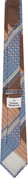 Vivienne Westwood Blue & Brown Combat Tartan Tie